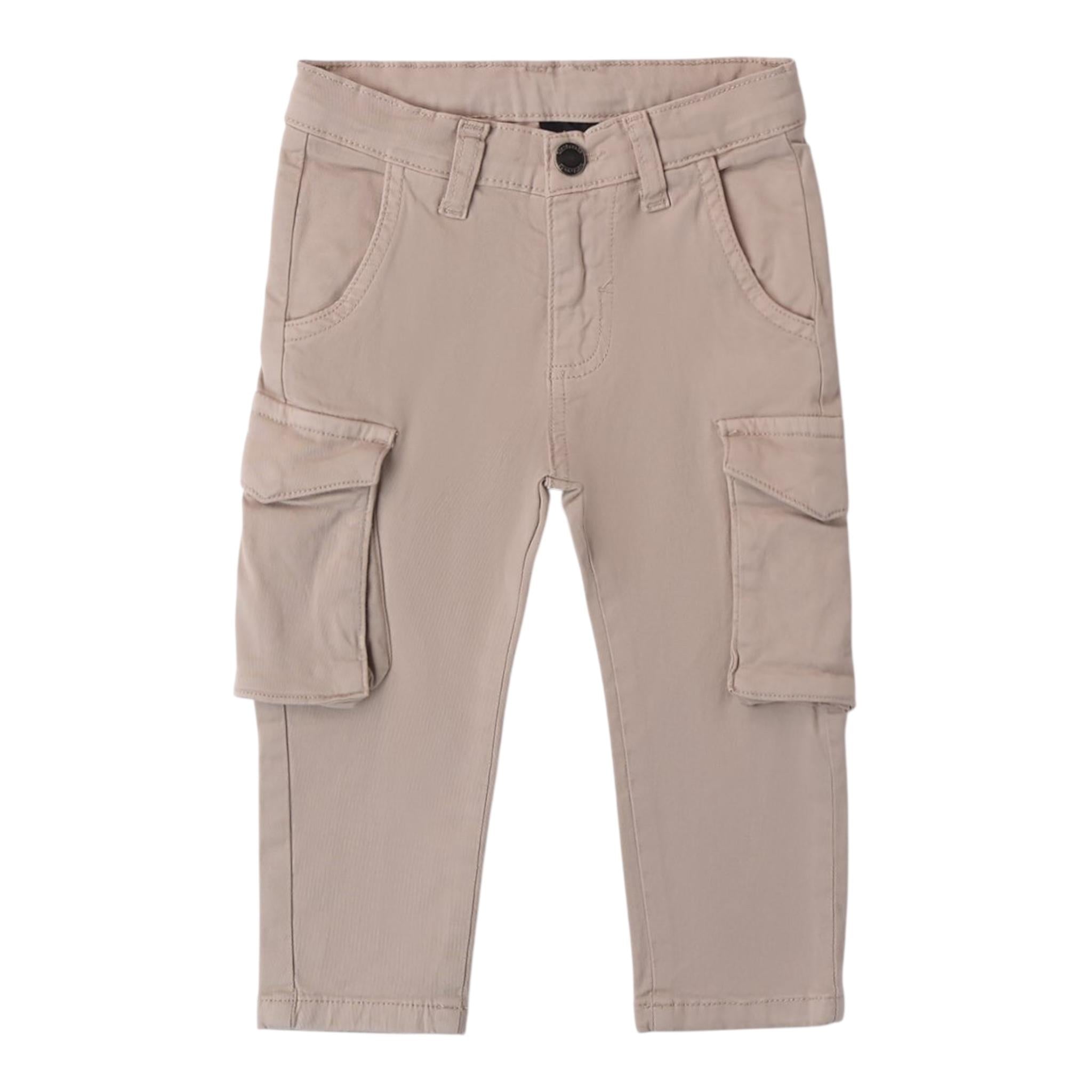 SARABANDA pantalone tinta unita con girovita regolabile Sabbia per Bambino 0A166X SABBIA SARABANDA 