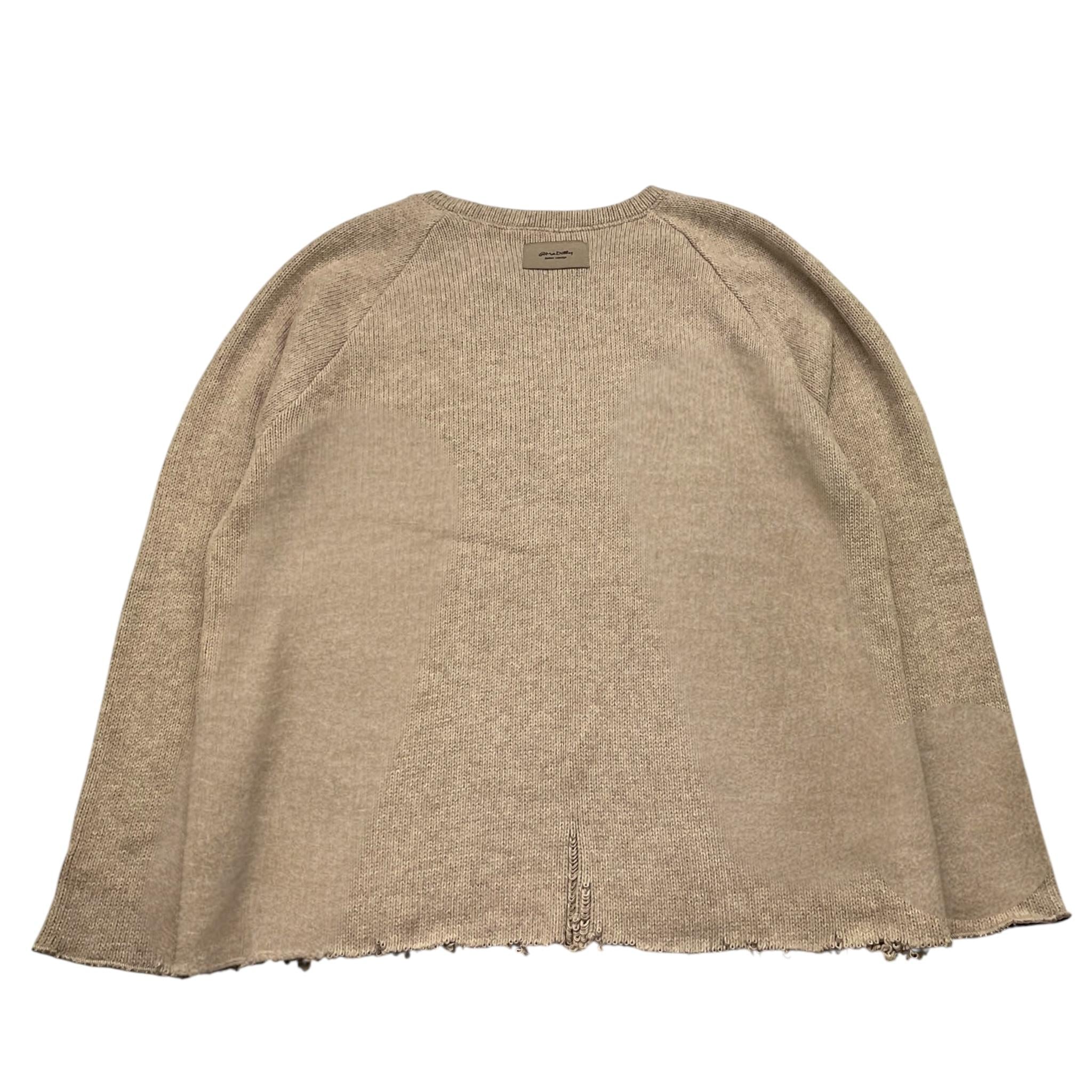 @MADILLY maglia tinta unita con strappi Beige per Bambino 01979 BEIGE @MADILLY 