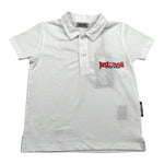 Just Cavalli Polo Mezza Manica Tinta Unita con Stampa per Neonato JIP26102PO BIANCO JUST CAVALLI 