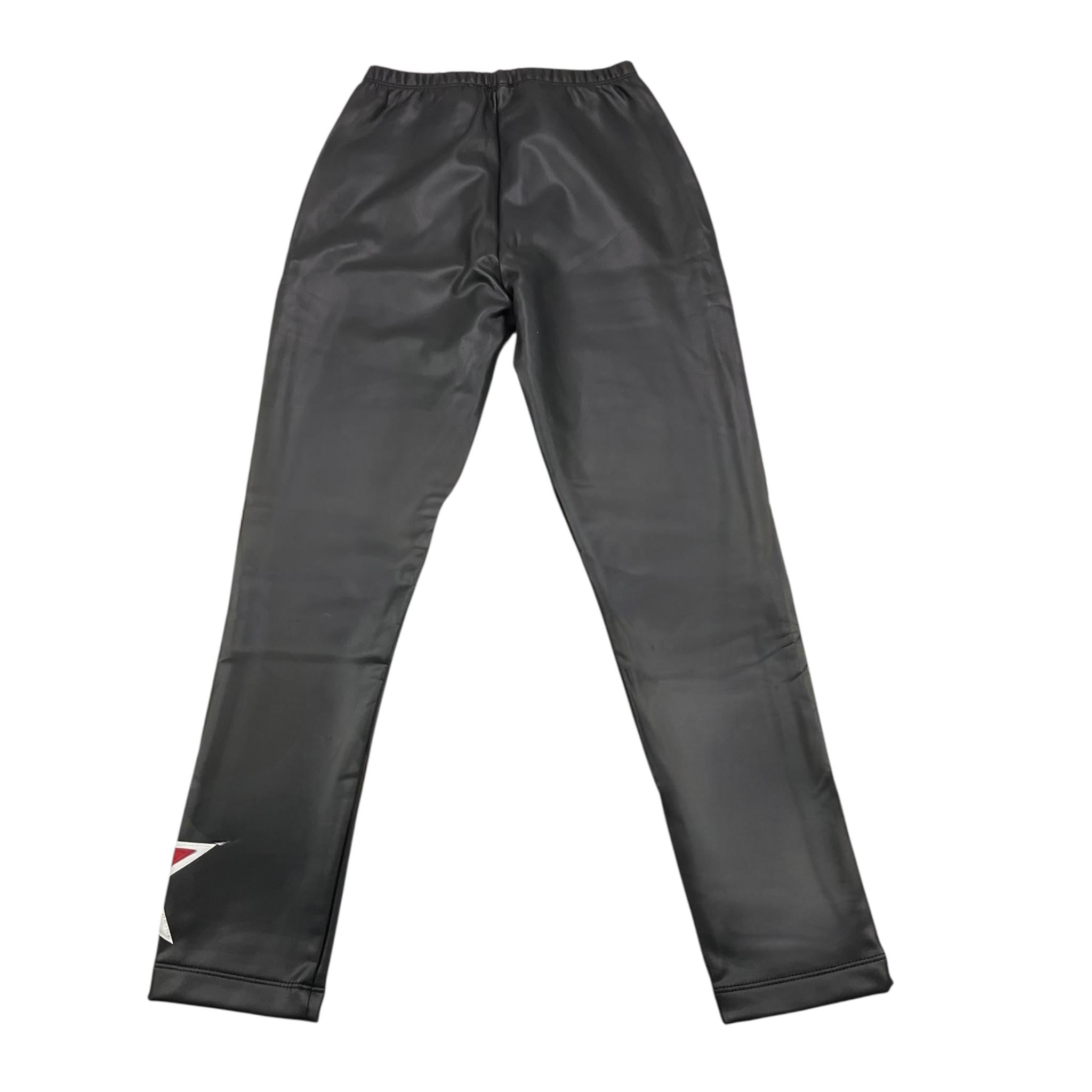 MONNALISA leggins in ecopelle tinta unita Nero per Bambina LMM NERO MONNALISA 