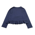 PICCOLA LUDO felpa tinta unita girocollo Blu per Bambina BS9WB042 BLU PICCOLA LUDO 