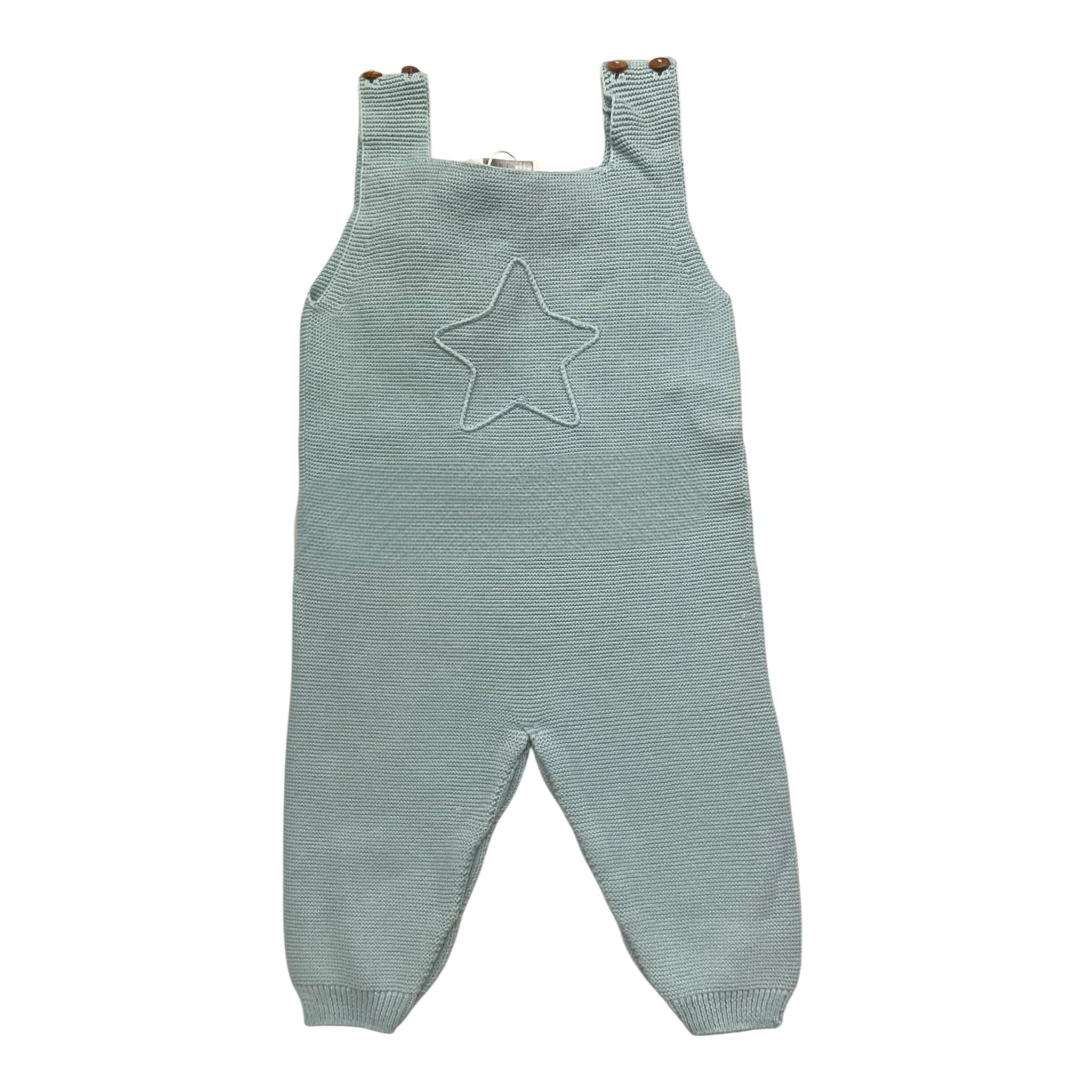 WEDOBLE salopettes tinta unita con stampa stella Azzurro per Neonato V2208310A AZZURRO WEDOBLE 
