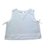 Please Top Giromanica Tinta Unita per Bambina CC89300G72 BIANCO PLEASE 
