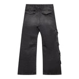 Diesel Jeans Modello Palazzo con Tasconi per Bambina J01725XX NERO DIESEL 