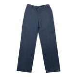 Dan John Solid Color Pants With Elastic Waist Blue For Boys