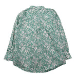 Saint Barth Camicia Manica Lunga Fantasia Floreale per Bambina BRIG00304 VERDE SAINT BARTH 