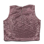 Lu Lu By Miss Grant Canotta Tinta Unita con Paillettes per Bambina LL3477 ROSA LU LU BY MISS GRANT 