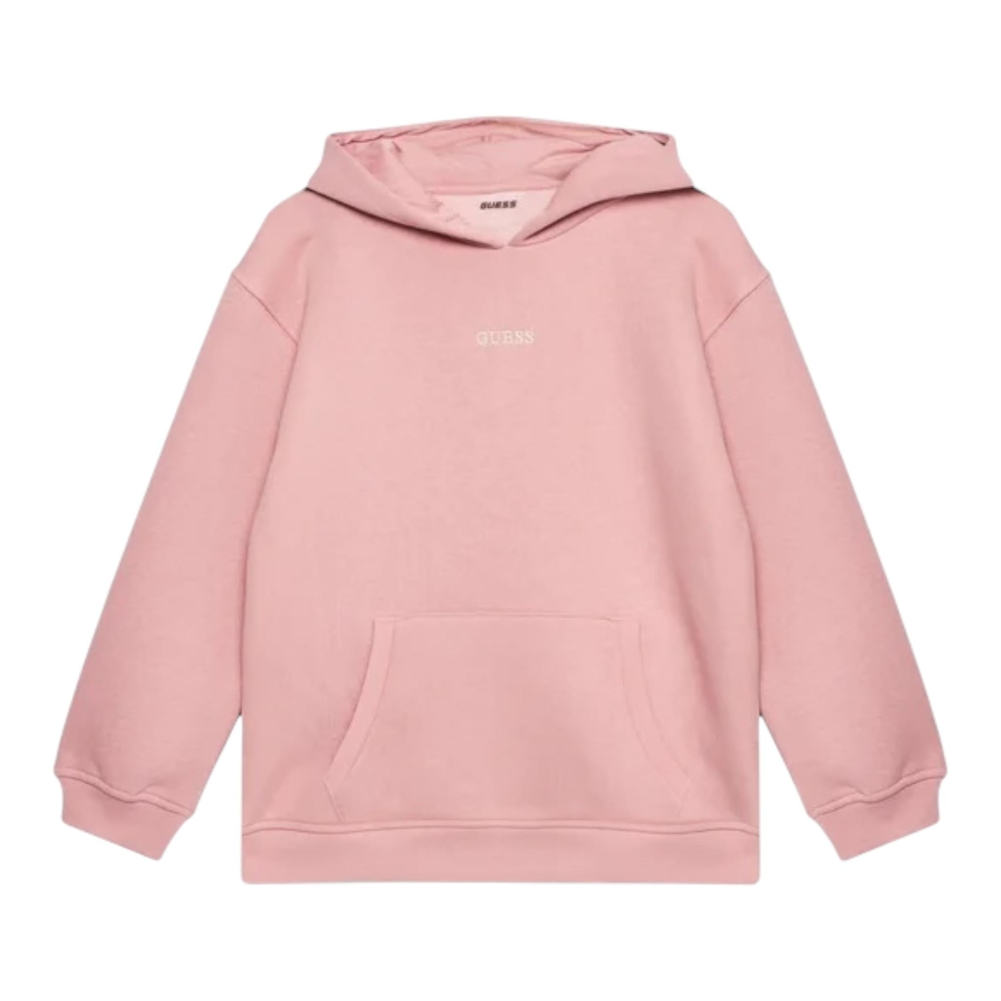GUESS felpa tinta unita con cappuccio e stampa Rosa per Bambina J4BQ29KCHX0 ROSA GUESS 