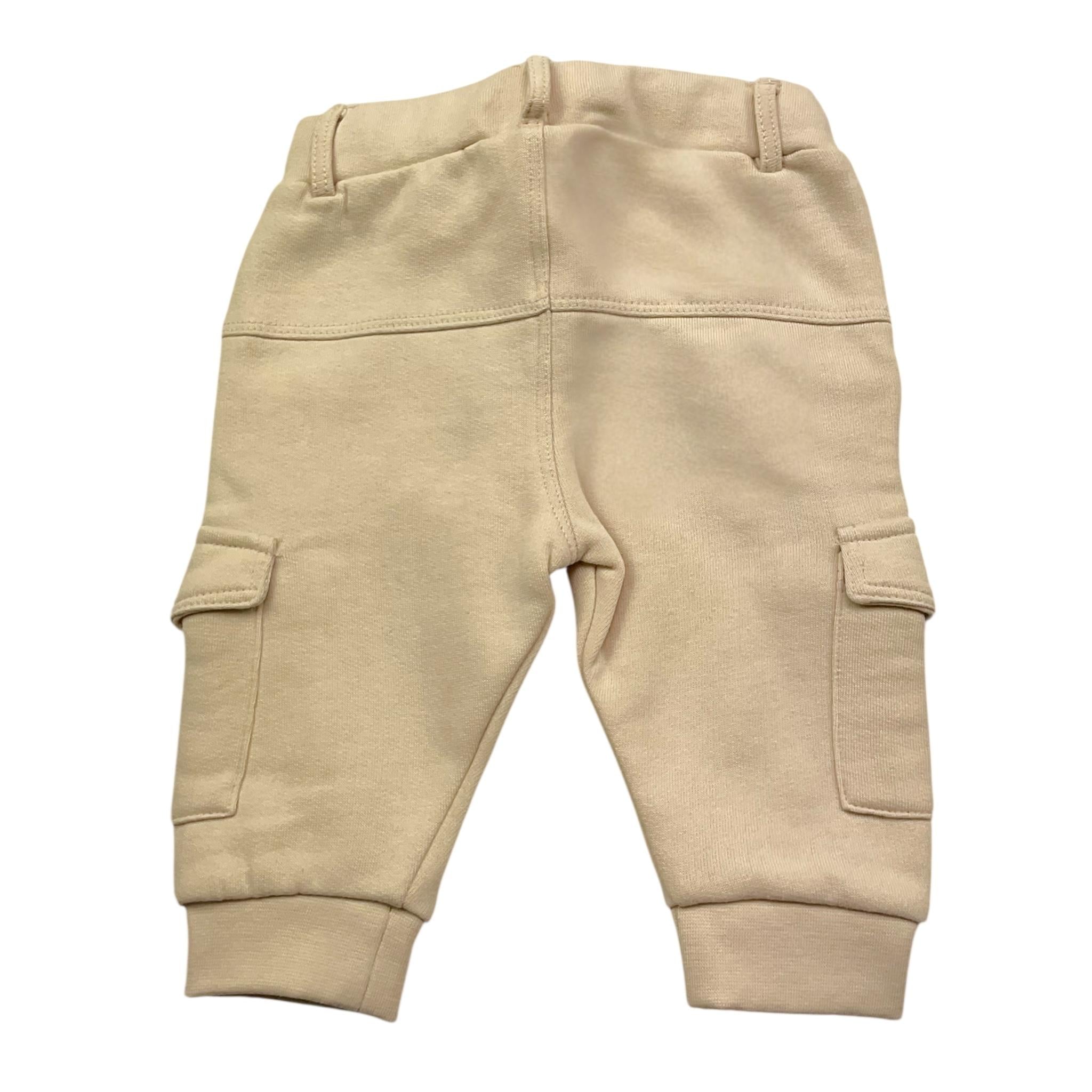 MINI BANDA pantalone tinta unita con tasconi Beige per Neonato 3A625 BEIGE MINI BANDA 