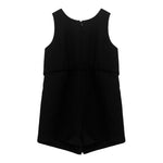 ELISABETTA FRANCHI tuta intera corta tinta unita giromanica Nero per Bambina EGTA006 NERO ELISABETTA FRANCHI 