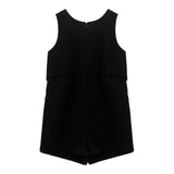 ELISABETTA FRANCHI tuta intera corta tinta unita giromanica Nero per Bambina EGTA006 NERO ELISABETTA FRANCHI 