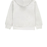 Diesel Solid Color Hoodie With Logo And White Hood For Boys