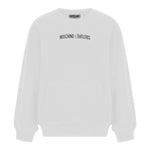 MOSCHINO felpa tinta unita girocollo con stampa Bianco per Bambino HUF08M BIANCO MOSCHINO 