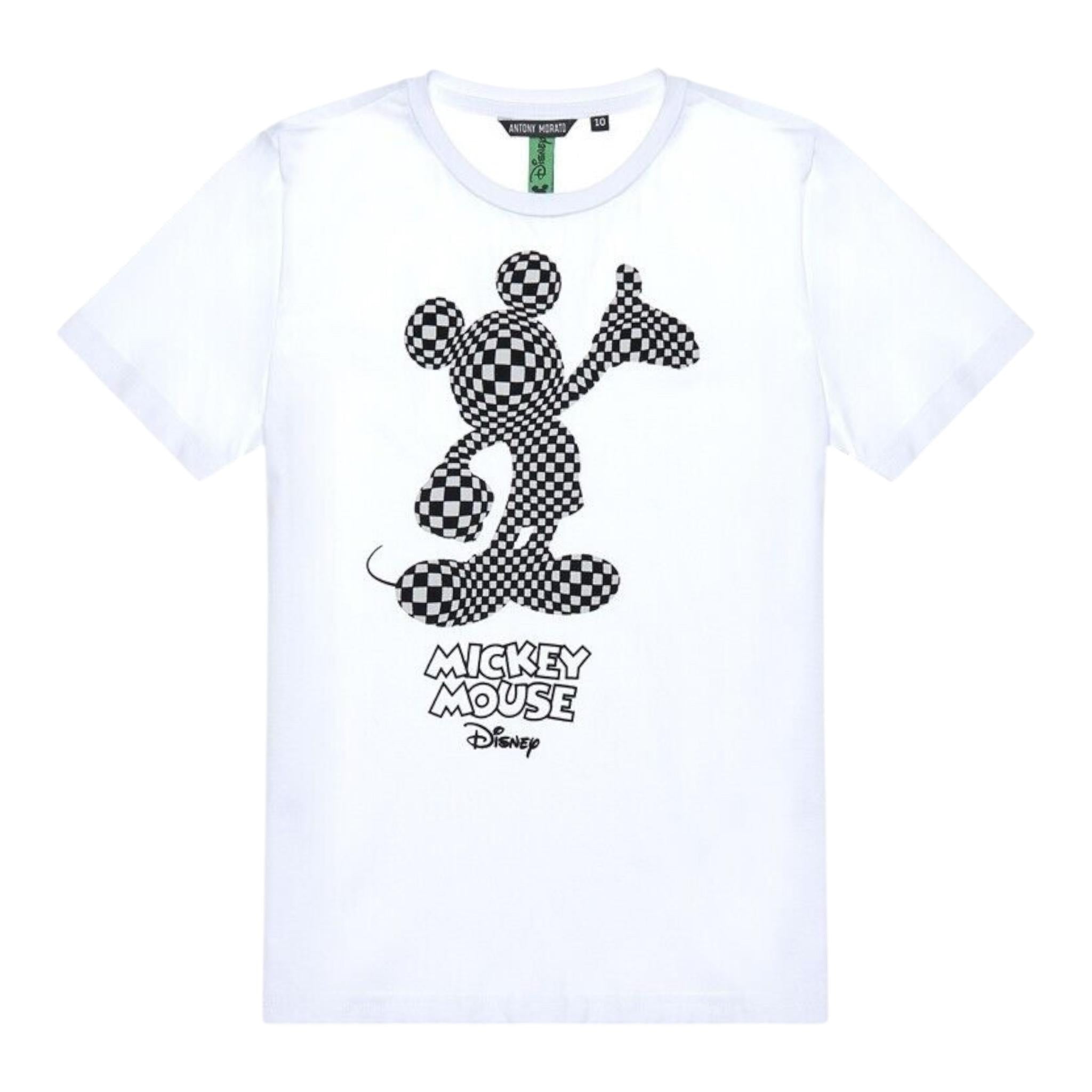 ANTONY MORATO t-shirt girocollo tinta unita con stampa Bianco per Bambino MKKS00672 BIANCO ANTONY MORATO 