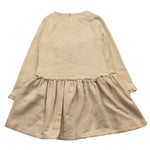 ELSY abit manica lunga tinta unita con orso Beige per Bambina 7120 BEIGE ELSY 