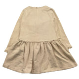 ELSY abit manica lunga tinta unita con orso Beige per Bambina 7120 BEIGE ELSY 