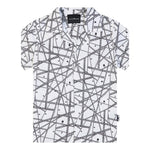 John Richmond Camicia Tinta Unita con Fantasia per Bambino RBP25093CA BIANCO JOHN RICHMOND 