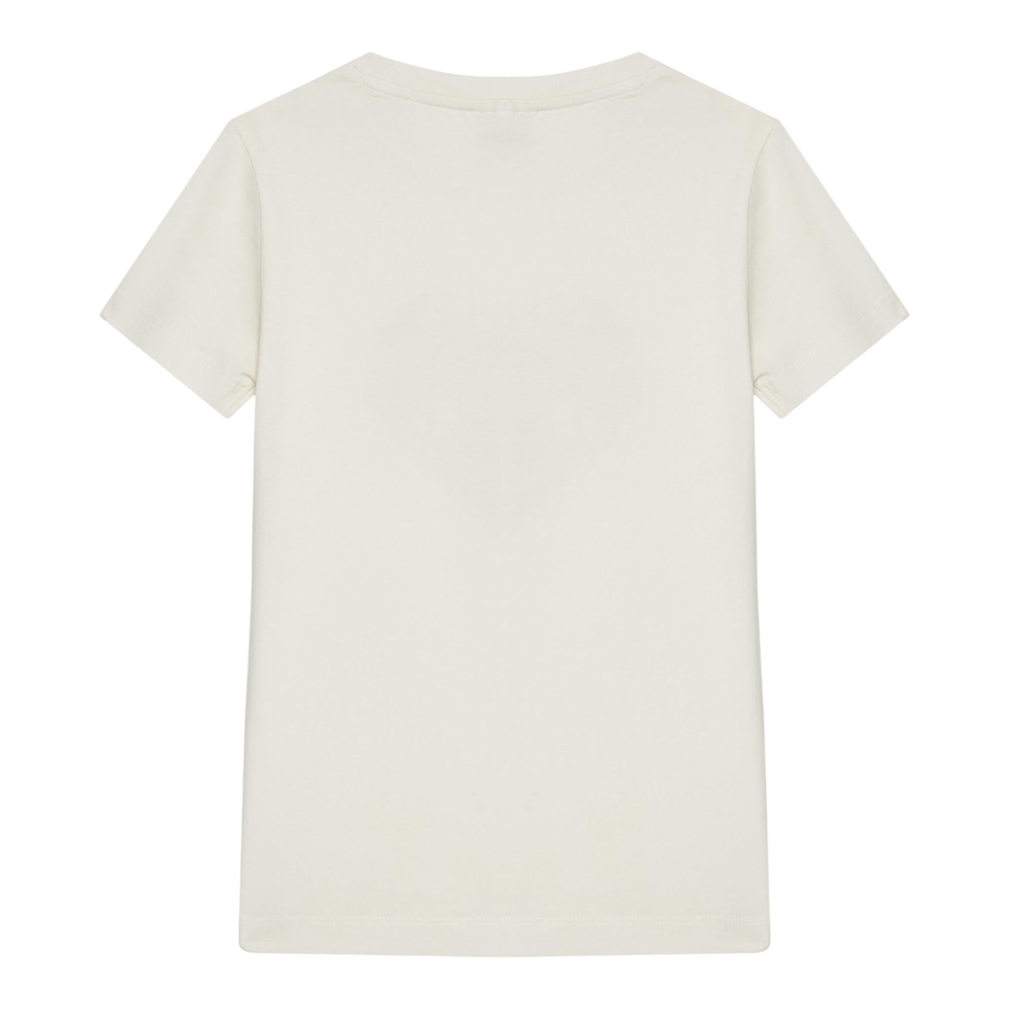 Guess T-Shirt Girocollo Tinta Unita con Stampa Logo per Bambina J4RI46J131 BIANCO GUESS 