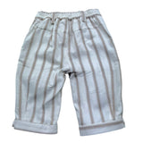 Manuel & Frank Pantalone Tinta Unita con Fantasia A Righe per Bambino MF1633I PANNA MANUEL & FRANK 
