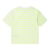 Balmain T-Shirt Crew Neck Solid Color Logo Pattern White For Boys