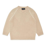 EMPORIO ARMANI maglia tinta unita girocollo  Beige per Bambino 6D4M50 BEIGE EMPORIO ARMANI 