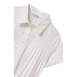 Mayoral Camicia Mezza Manica tinta unita Bianco per Bambina 6144 BIANCO MAYORAL 