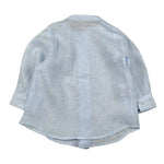 La Stupenderia Camicia tinta unita con Collo Coreano Azzurro per Neonato CJCM71 AZZURRO LA STUPENDERIA 