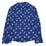 Daniele Alessandrini Long Sleeve Shirt Solid Color Blue Fantasy Print for Boys