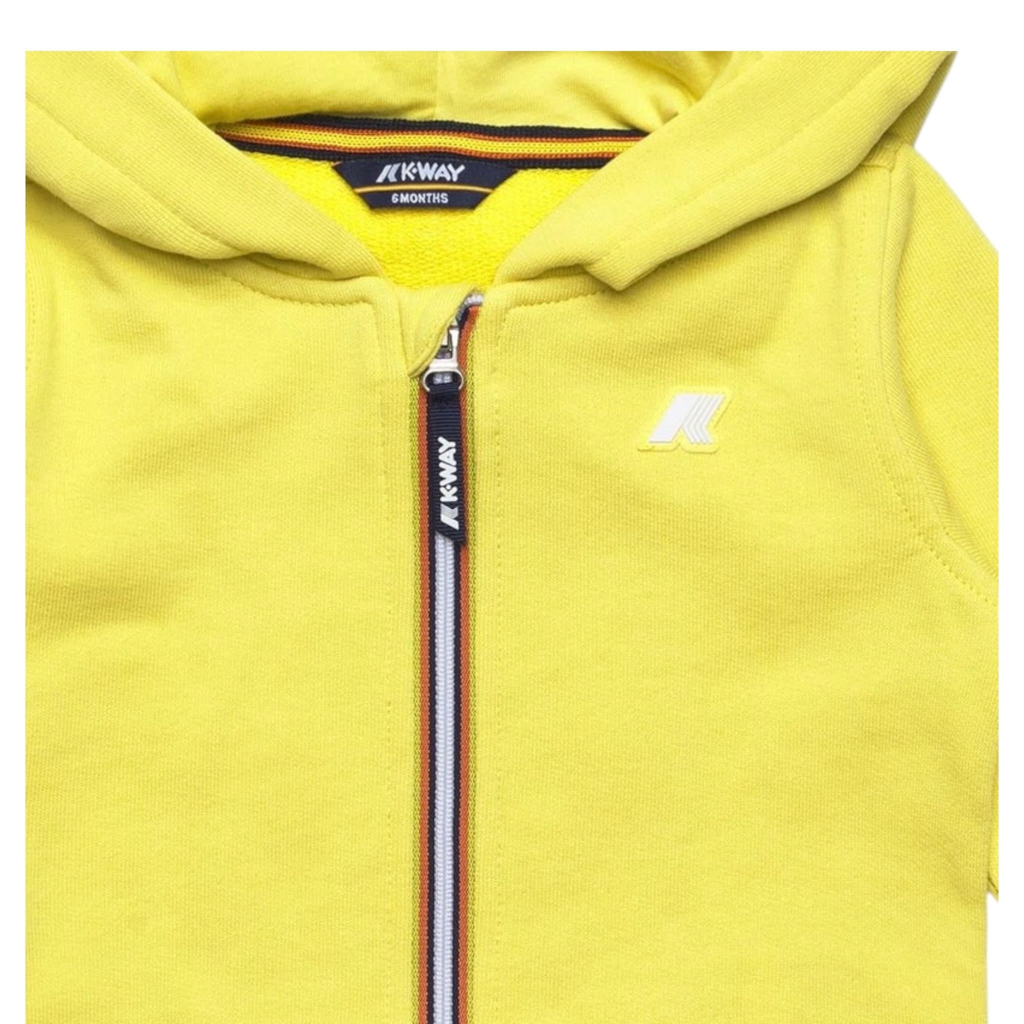 K-Way Completo 2 Pezzi Felpa-Pantalone per Neonato K4124TWX GIALLO K-WAY 