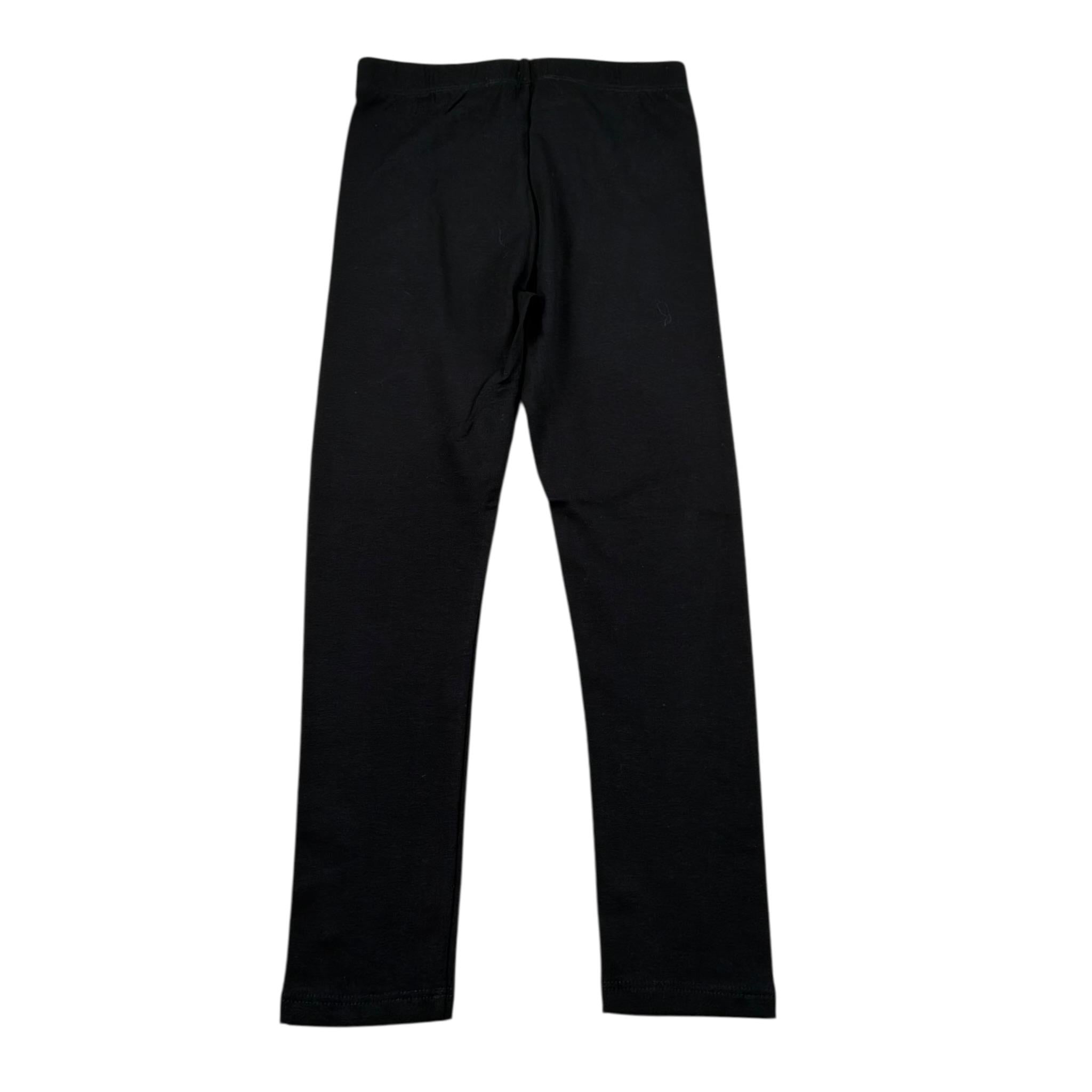 Mousse Leggins Tinta Unita con Stampa per Bambina LOVEE NERO MOUSSE 