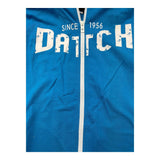 Datch Cobalt Logo Solid Color Zip Up Hoodie For Boys