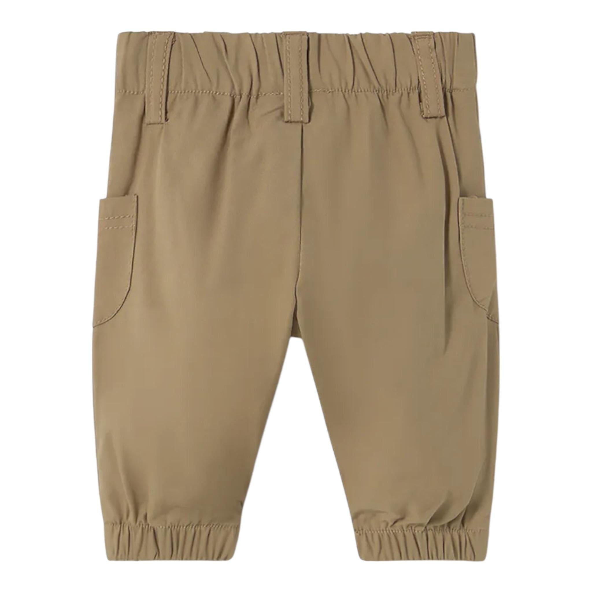 Mayoral Pantalone tinta unita con Elastico In Vita Beige per Neonato 16533 BEIGE MAYORAL 