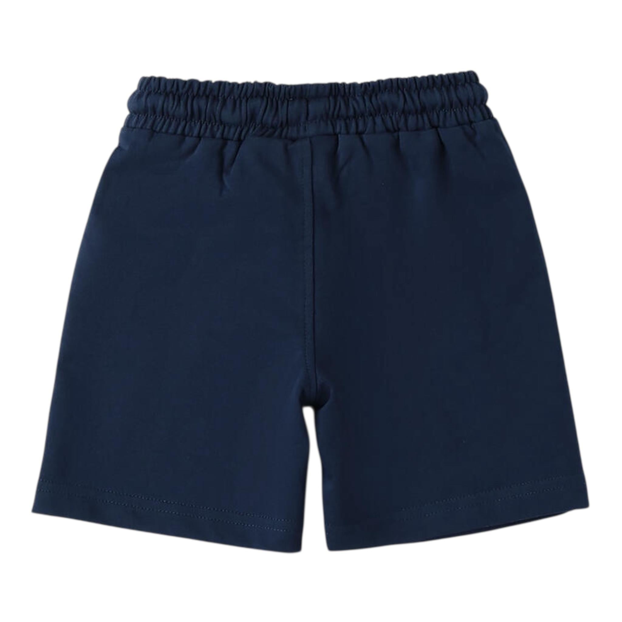 Sarabanda Bermuda Tinta Unita con Elastico In Vita per Bambino 0B155 BLU SARABANDA 