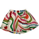 Emilio Pucci Plain Shorts With White Pattern For Girls
