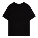 Diesel T-Shirt Girocollo Tina Unita con Stampa Logo Nero per Bambino J02283 NERO DIESEL 