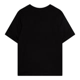 Diesel T-Shirt Girocollo Tina Unita con Stampa Logo Nero per Bambino J02283 NERO DIESEL 