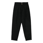 BALMAIN pantalone tinta unita modello palazzo Nero per Bambina BV6S70 NERO BALMAIN 