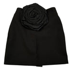 Naice Gonna Tinta Unita con Spilla per Bambina 24162 NERO NAICE 