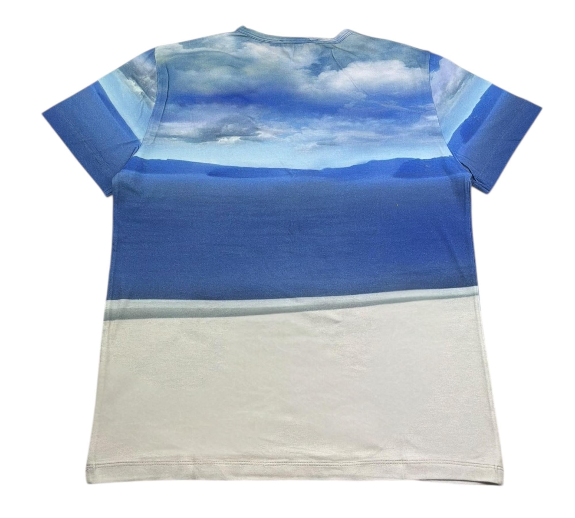 Monnalisa T-Shirt Girocollo Tinta Unita con Stampa per Bambino 257606 AZZURRO MONNALISA 