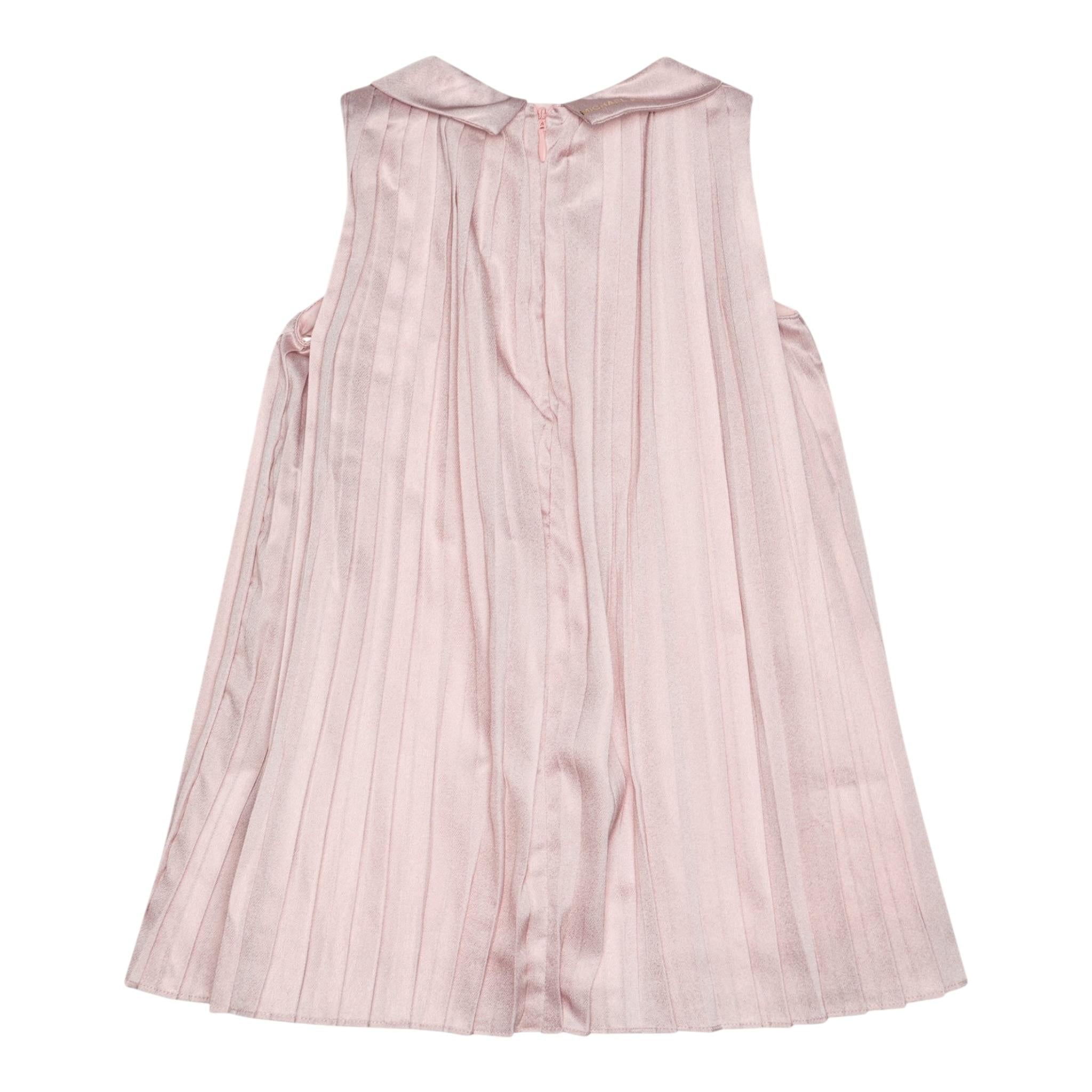 Michael Kors Abito Tinta Unita con Colletto Giromanica per Neonata R30307X ROSA MICHAEL KORS 