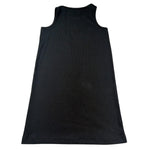 John Richmond Abito Giromanica Tinta Unita con Logo per Bambina RGP26003VE NERO JOHN RICHMOND 