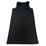 John Richmond Abito Giromanica Tinta Unita con Logo per Bambina RGP26003VE NERO JOHN RICHMOND 
