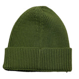 GOLDEN GOOSE cappello tinta unita con logo Verde per Bambino GKP0129 VERDE GOLDEN GOOSE 