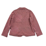 Distrett Plain Jacket With Pattern And Buttons Red For Boys