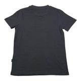 Dan John Black Logo Solid Color Crew Neck T-Shirt For Boys