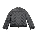 DANIELE ALESSANDRINI giubbino in ecopelle tinta unita con zip Nero per Bambino 1231O1377 NERO DANIELE ALESSANDRINI 