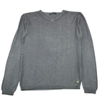 SP1 maglia con scollo a v tinta unita Grigio per Bambino MAG0814 GRIGIO SP1 