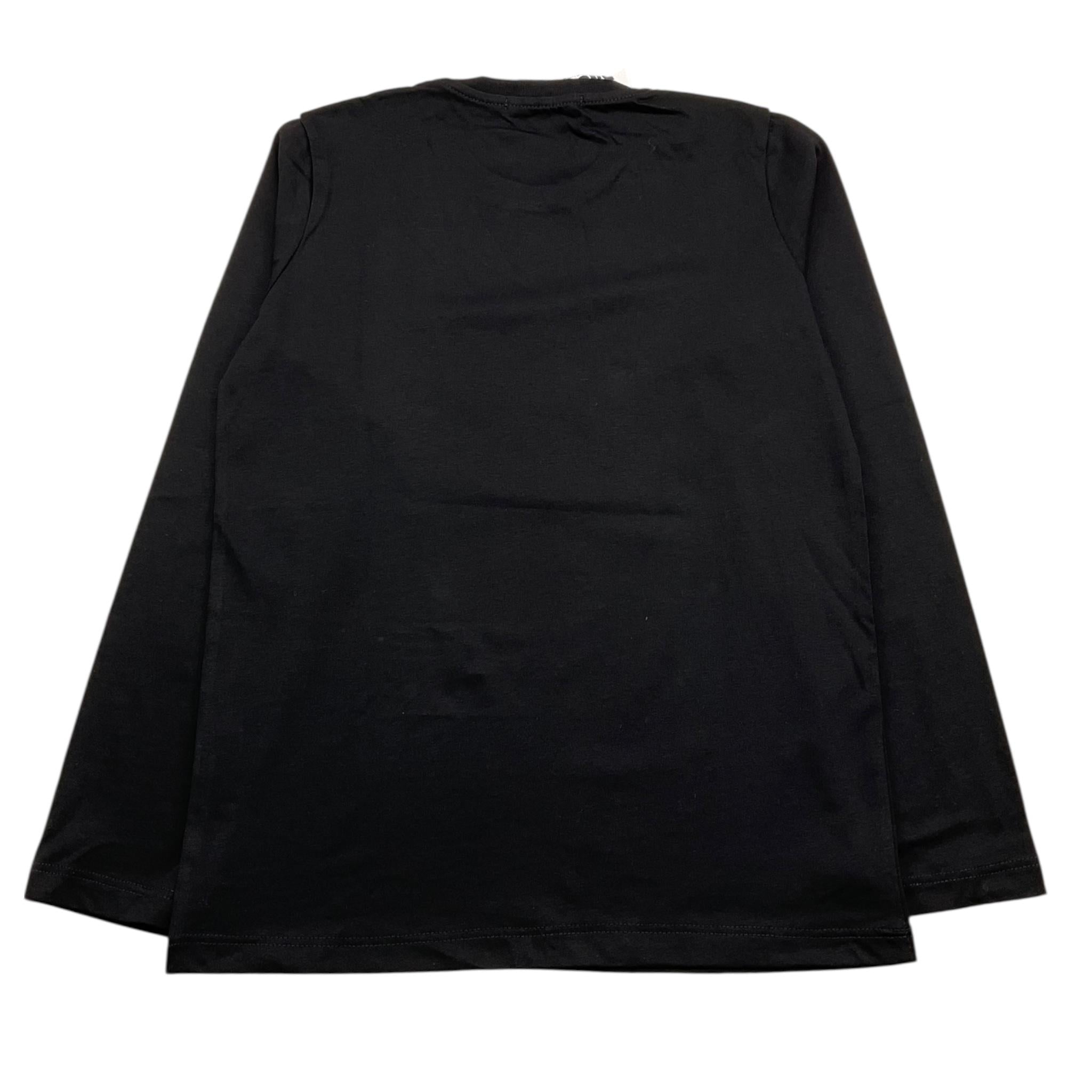 MOUSSE shirt girocollo tinta unita con stampa marvel Nero per Bambino HKTL371B NERO MOUSSE 