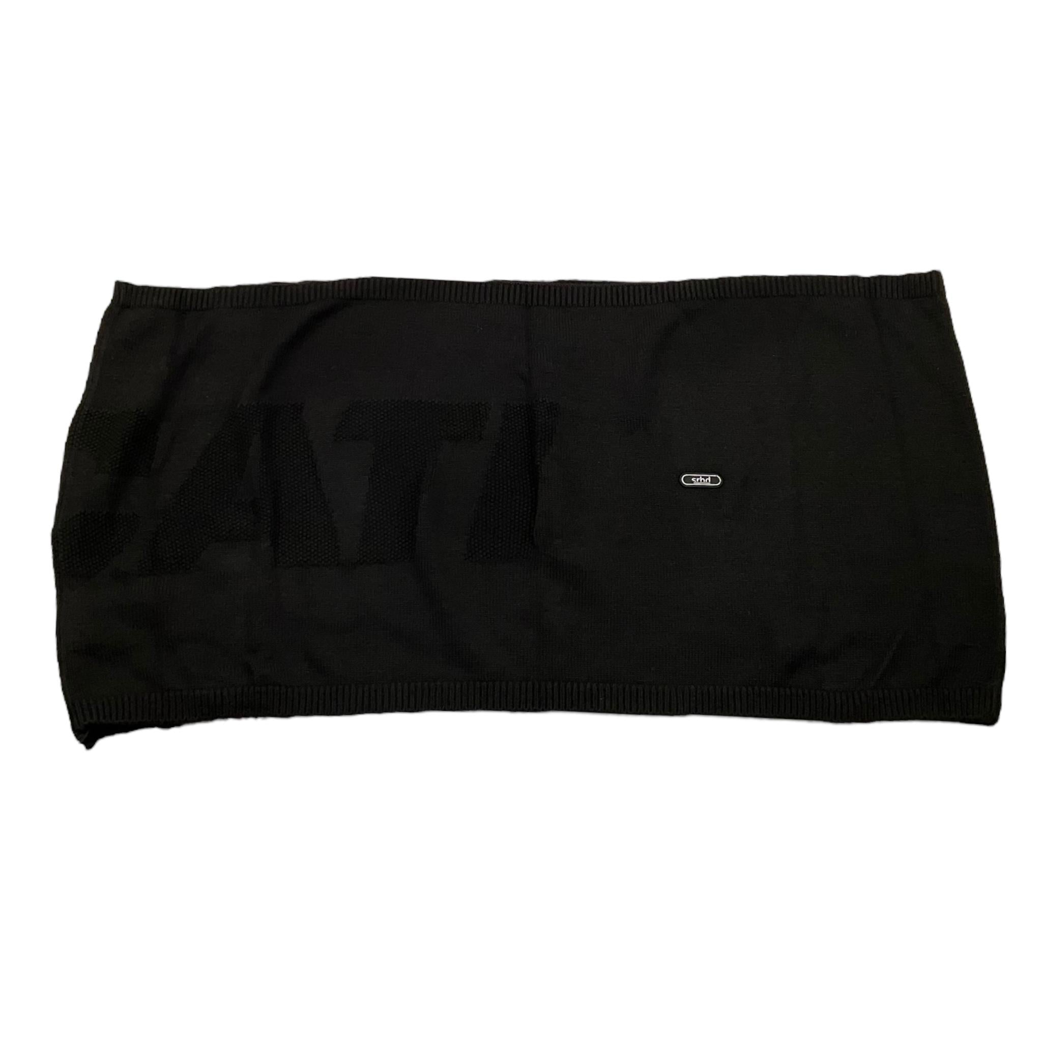 SARABANDA sciarpa tinta unita con stampa ducati Nero per Bambino 03548 NERO SARABANDA 