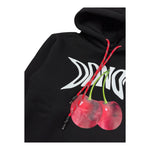 DO NOT CONFORM felpa chiusa con cappuccio tinta unita con stampa ciliegie Nero per Bambino FE027 NERO DO NOT CONFORM 